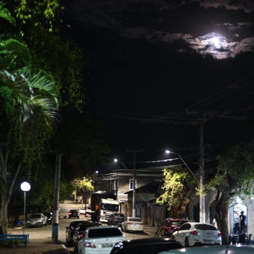 Floriano é o primeiro distrito a ter 100% da iluminação pública em LED